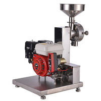 Machine à moudre la farine multifonctionnelle, moulin à farine motorisé, version essence, machine à moudre la farine professionnelle
