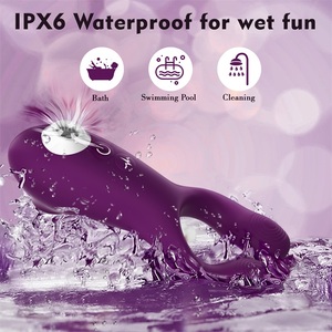 Clitoral Sucking Vibrator, G Spot Clit <strong>Dildo</strong> for Women with Suction &amp; Vibration, Waterproof Clitoral Massager Nipple Stimulator - Product Image 2