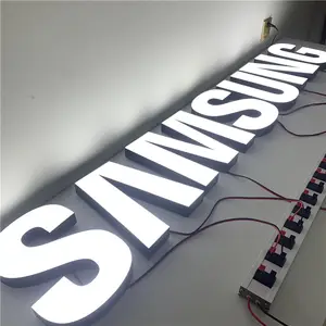 Samsung epoksi reçine 3d Logo tabela Led kanal harf işareti reçine harfler