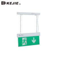 Panneau de sortie d'urgence à LED Usine Vente en gros Panneau de sortie d'urgence à LED personnalisé Couloir Support suspendu Panneaux de sortie d'urgence à LED
