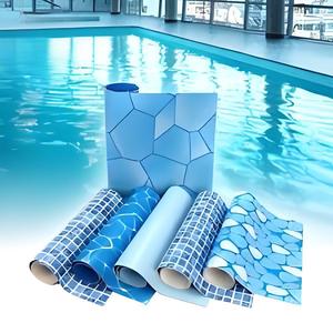 แผ่นพีวีซีไวนิลแบบเรียบขนาดกำหนดเองสำหรับก้นสระน้ำทรงกลม - Product Image 3
