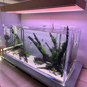 ถังปลาอะคริลิคสุดหรูทันสมัยไฟโรงงานสำหรับเปลี่ยนพื้นที่-อุปกรณ์ตู้ปลาพลาสติก - Product Image 6