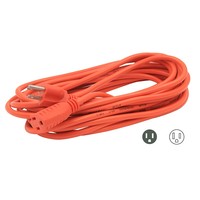 Cable de Alimentación SJT-1 12AWG 100m/Rollo, Cable Eléctrico de PVC 300V