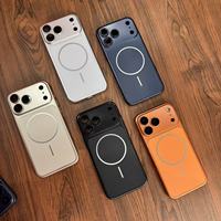 KAOU Nouvelle Arrivée Minimaliste Art Linéaire Végétal Style INS Coque PC Ultra-Fine pour iPhone 15 Pro - Protection Anti-Rayures Objectif Appareil Photo