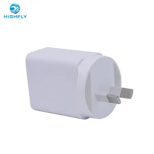 Pengisi Daya Ponsel Cepat 30W PD QC3.0, Pengisi Daya Ponsel USB C untuk IPhone Samsung