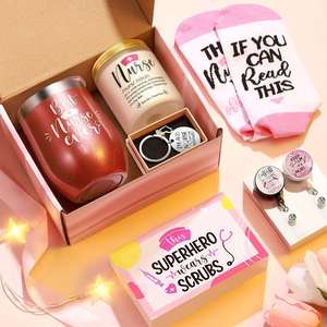 Fun Lady Gift Box for School Nurse Students RN Nurse Practitioner Thank You Gift Basket for Nurse Christmas Gifts Wholesale Set - Product Image 1