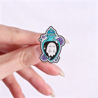 Pin Enamel Botol Ramuan Hantu, Bros Logam Gothic, Lencana untuk Jaket, Tas Ransel, Dekorasi Unik untuk Pakaian Sehari-hari dan Pesta