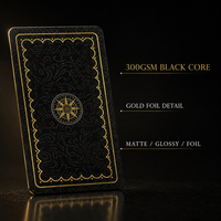 Jeu de cartes de tarot personnalisé écologique, 78 cartes avec guide et coffret cadeau, vente en gros OEM