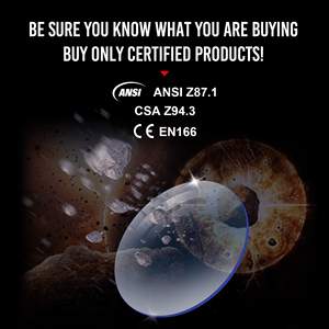 KPR Z87.1標準スタイリッシュなアイプロテクション側面保護安全メガネサイドシールド - Product Image 6