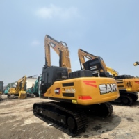 Excavatrice hydraulique SANY SY215H d'occasion à prix abordable, système hydraulique complet d'origine pour travaux de terrassement routier, exportation mondiale