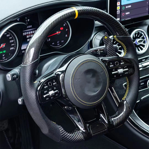 <span class=keywords><strong>Volant</strong></span> en fibre de carbone pour Mercedes Benz <span class=keywords><strong>A35</strong></span> A45 C63 C43 G63 G500 G55 <span class=keywords><strong>AMG</strong></span> GT S63 GLE63 GLA45 W223 <span class=keywords><strong>Volant</strong></span> - Product Image 4