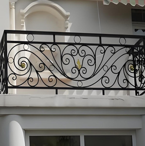 Barrières de balcon modernes en fonte sur mesure, décoratives, antirouille, pour villas résidentielles et terrasses, panneaux métalliques. - Product Image 1