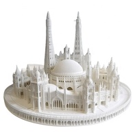 Modelo Arquitectónico, Impresión 3D, OEM, Edificio Emblemático, Recuerdo, Regalo, Exhibición Artística, Servicio de Prototipado Rápido Personalizado, Metales, Plásticos