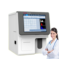 Machine d'hématologie analyseur de sang écran tactile pas cher Portable 3 parties analyseur d'hématologie automatique entièrement automatisé