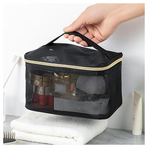Offres Spéciales <span class=keywords><strong>Grenadine</strong></span> clair sac cosmétique trousse de maquillage avec fermeture éclair avec différentes tailles - Product Image 2