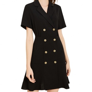 Nuevo Vestido de Falda Profesional Ajustado de Poliéster con Estampado Floral Vintage y Cintura Natural para Mujer - Product Image 4