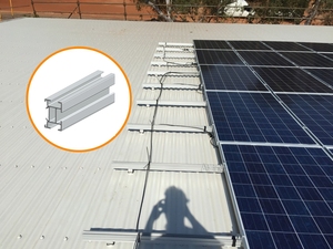 Rails solaires en aluminium anodisé en gros, rails <span class=keywords><strong>de</strong></span> <span class=keywords><strong>montage</strong></span> <span class=keywords><strong>de</strong></span> panneaux solaires, longueur personnalisée, installation facile, <span class=keywords><strong>montage</strong></span> PV |   AISINEE - Product Image 3