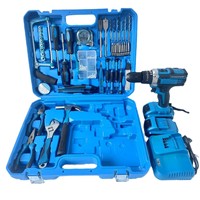 Perceuse sans fil multifonctionnelle de qualité industrielle 21V populaire pour le commerce extérieur, moteur à balais, batterie au lithium rechargeable 2.0Ah, 3/4