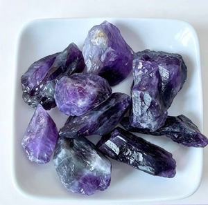 Wholesale <b>Raw</b> Healing <b>Crystals</b> Natural Purple Amethyst <b>Raw</b> Point cluster Rough Gemstone Semi Precious Stone Home Decor Mineral - Product Image 2