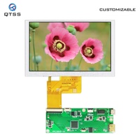 QTSS 5 pouces IPS TFT RGB Interface 800*480 Transflectif écran tactile panneau affichage LCD Module 5"
