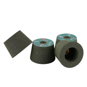 Flared Cup <b>Grinding</b> <b>Wheels</b> Green Silicon Carbide Resin Bonded For Nonferrous Metals Stone Polishing Abrasive Discs - Product Image 1