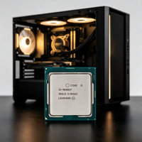 Processeur Intel Core i5 9600KF 9ème génération, CPU d'origine reconditionné, grade A, testé, 3,7 GHz, LGA1151, pour ordinateur de bureau