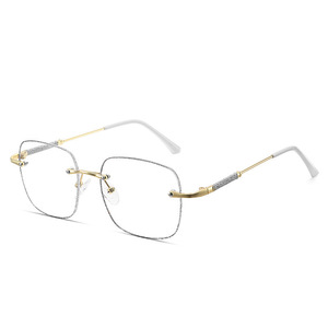 Gafas de lectura sin montura TR Metals, montura completa, antirradiación, anti UV, unisex, lentes de PC para hombres y mujeres - Product Image 5