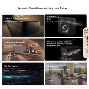 Sistema de <span class=keywords><strong>Altavoces</strong></span> Subwoofer Yuezhang <span class=keywords><strong>Home</strong></span> Theater Starfield Soundfield Whale Fin // USB 7.1 Canales Sonido Envolvente 3D - Product Image 2