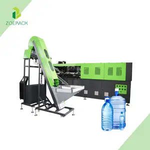 Machine de moulage par soufflage extensible de bouteilles d'eau en plastique PET 10L 20L à grande vitesse entièrement automatique à 2 cavités