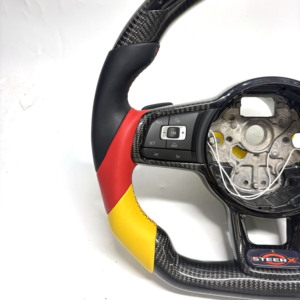 Service OEM/ODM, volant VW <span class=keywords><strong>Golf</strong></span> MK7 pour GTI Jetta GTE Passat MK6 R <span class=keywords><strong>GTD</strong></span> 7.5 Polo, maintien des fonctions d'origine - Product Image 2