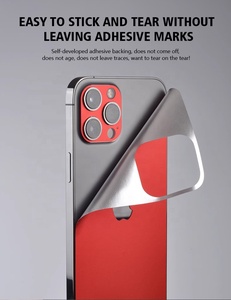 สติกเกอร์ติดหลังโทรศัพท์ใสสีพื้นฐาน ป้องกันรอยขีดข่วน สำหรับ <span class=keywords><strong>iPhone</strong></span> <span class=keywords><strong>14</strong></span> 15 <span class=keywords><strong>Pro</strong></span> Max <span class=keywords><strong>Pixel</strong></span> <span class=keywords><strong>7</strong></span> และโทรศัพท์มือถืออื่นๆ - Product Image 2