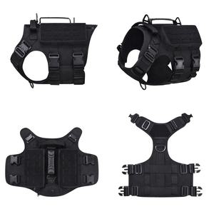 Chaleco Táctico para Perro de Nailon 1000D con Bolsa, Arnés Resistente y Duradero para Entrenamiento de Mascotas, Arnés Antitirones, Chaleco Táctico para Perro - Product Image 2