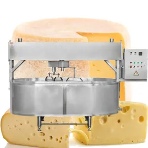 500l 1000l 2000l Línea de producción de queso Máquina para hacer queso Mozzarella Máquina para hacer queso