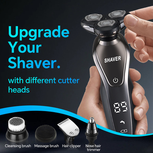 Afeitadora 5 en 1 para Hombre, Recargable por USB, Multifuncional, con Cabezales Flotantes, para Uso Doméstico y en Hoteles - Product Image 3