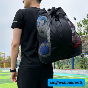 Venta al por Mayor, Personaliza tu Propio Logotipo, Red de Fútbol Portátil Redonda, <span class=keywords><strong>Bolsa</strong></span> de Red de Fútbol, Bolso de Mano para Red de Fútbol - Product Image 3