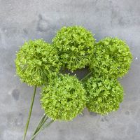 Tige de fleur d'allium artificielle géante, boule d'allium artificielle haute pour la décoration florale de mariage