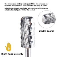 Fraise à ongles professionnelle multifonctionnelle en carbure, embouts de ponceuse à ongles, lime à ongles pour outils de manucure et nail art