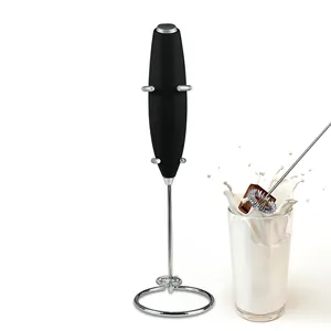 Handheld Milk Frother Electric Stirrer and Handheld Coffee Frother Mini Blender Hand Frother Drink Mixer With Stand