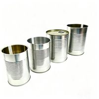 Boîte aérosol métallique vide de 1L pour emballage alimentaire (feuilles de haricot, matcha, café, huile d'olive, bonbons, chocolat, chewing-gum)
