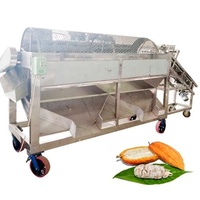 Peau de grain de café frais cassant décorticage Machine à éplucher les grains de cacao décortiqueur éplucheur pulpeur