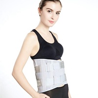 Soporte Lumbar Ajustable para Alivio del Dolor de Espalda Baja, Cinturón de Soporte Lumbar para Hombres y Mujeres, Soporte de Espalda Transpirable de Malla