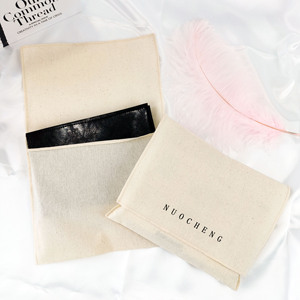 Logo Design Custom Cotton Canvas Velvet Dust Bags <b>Gift</b> Packaging Jewelry Pouch <b>Envelope</b> Mailing Flip Bag <b>for</b> Clothes - Product Image 5