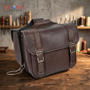 Sacoche de selle de moto en cuir véritable de style vintage, haute qualité, imperméable, séchage rapide, respirante, pour tous - Product Image 2