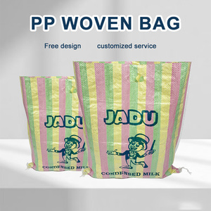 Bolsas de Compras Resistentes y Ecológicas de PP Laminado Tejido con Asas en Forma de D, Colores Variados, Impresión Offset - Product Image 2