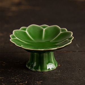 Kreative Blumenförmige Keramik-Obstschale mit Hohem Fuß und Individuellem Logo, Kleine Keramikschale für den Haushalt - Product Image 6
