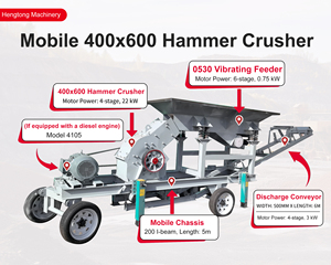 800*800 35 Tonnen pro Stunde Bergbau tragbarer mobiler Mini-Dieselmotor Mobiler Backen brecher ist einfach und einfach zu bedienen - Product Image 3