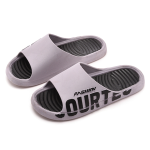 Sandales d'été tendance pour hommes à bout ouvert avec embout en <span class=keywords><strong>acier</strong></span>, antidérapantes et résistantes à l'usure, pour la maison, vente en gros pour couples - Product Image 1
