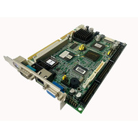 Placa Base con CPU Integrada, Ranura para Tarjeta CF, Compatible con Chipset 430TX CT69000, Diseño de Media Tamaño, 2 Puertos COM, Nueva Interfaz de Disco Duro IDE