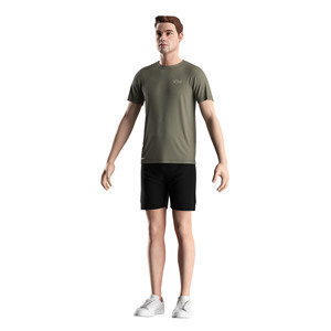 Camiseta Deportiva con Temática de Pesca, Cuello Redondo, Costuras Anti-Fricción, Silueta Atemporal para el Verano - Product Image 2