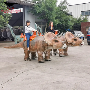 Parque de atracciones de alta simulación de tamaño real mecánico <span class=keywords><strong>T</strong></span> Rex dinosaurio paseo modelo - Product Image 6
